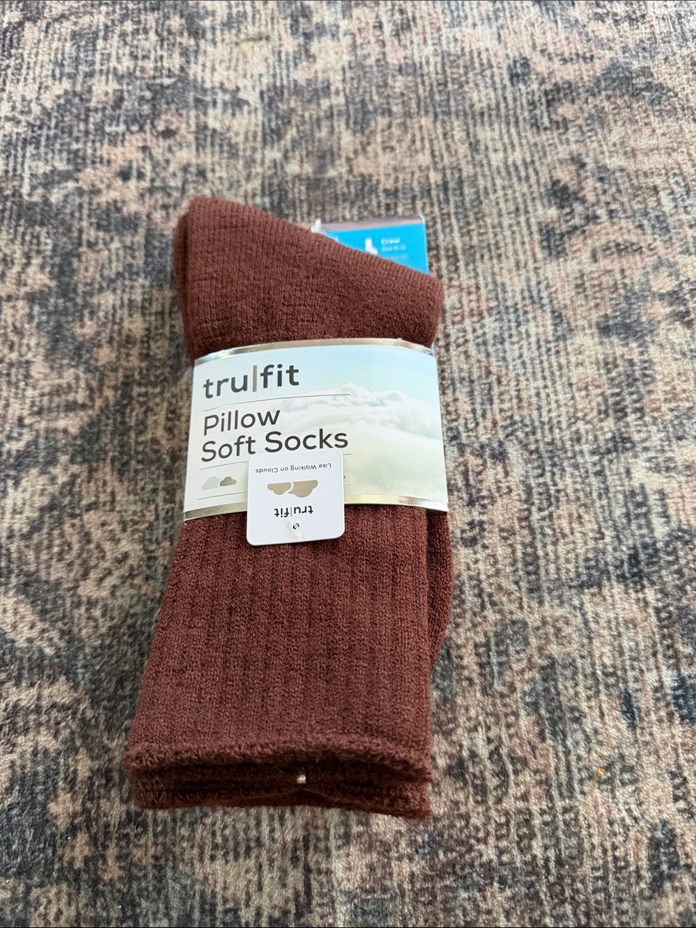 Trukfit Brown Pillow Soft Crew Socks